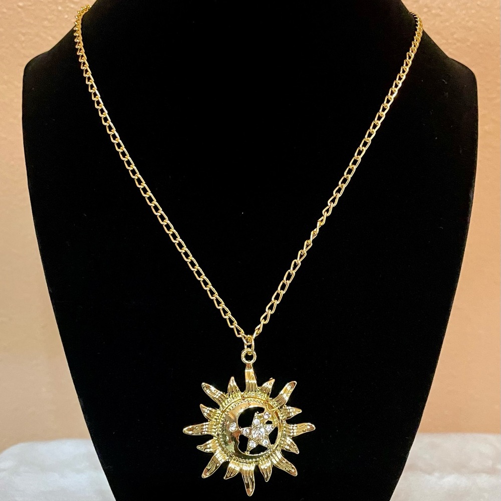 “Celestial Convergence” - handcrafted necklace